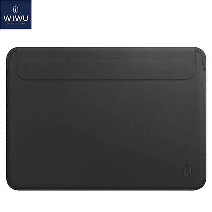 Чохол WIWU Skin Pro 2 Leather Sleeve for MacBook 12 Black, фото 2