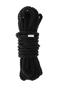 Чорна Мотузка для зв'язування БДСМ BLAZE DELUXE BONDAGE ROPE 5M BLACK