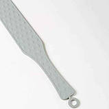 Шліпалка для БДСМ-ігор Whip Silicone, Grey, фото 4