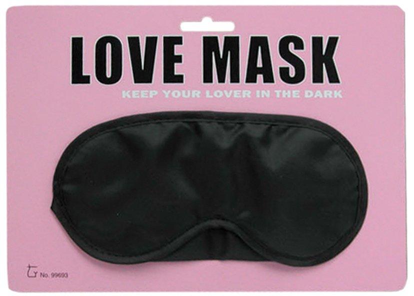Чорна Маска на очі Love mask, Black