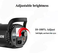 1,2KW Комплект Godox LED професійного постійного відеосвітла LED SL60W-572 KIT, фото 7