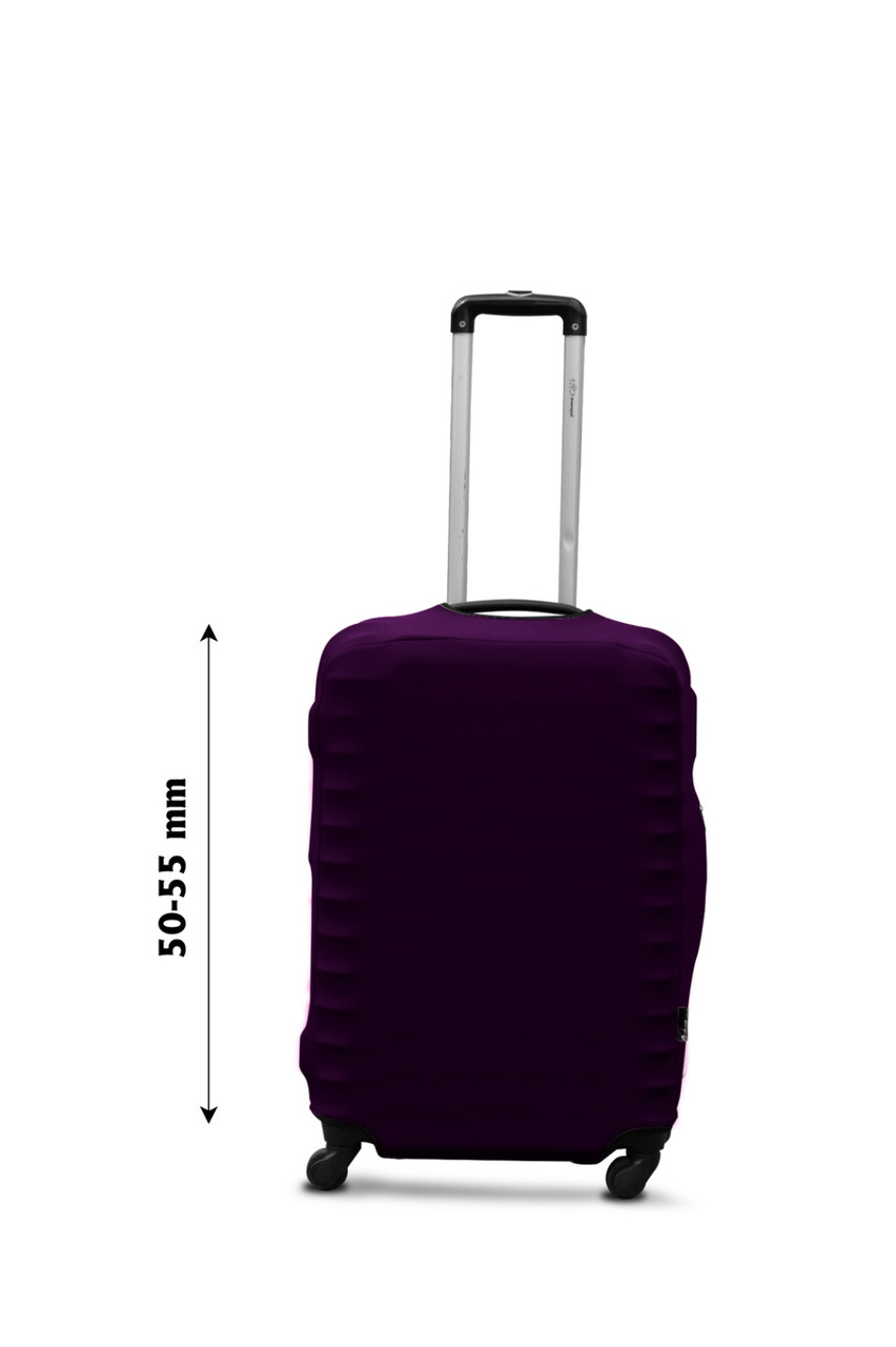 Чохол для валізи Coverbag дайвінг S баклажан