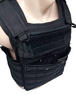 Плитоноска FOPC Black Cordura 1000D, фото 5