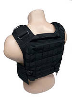 Плитоноска FOPC Black Cordura 1000D, фото 3