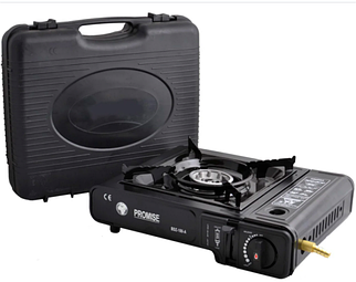 Плита газова туристична Happy Home BDZ-188-A з адаптером у кейсі