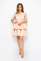 Женское нарядное коктейльное платье Ladyform розовое