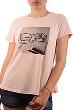 Жіночі футболки з принтом оптом Louise Orop (8012) лот 12шт по 8,5 Є
