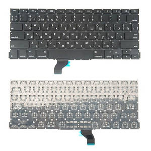 Клавіатура для ноутбука Apple MacBook Pro A1502 (2013-2015) smal enter чорна нова