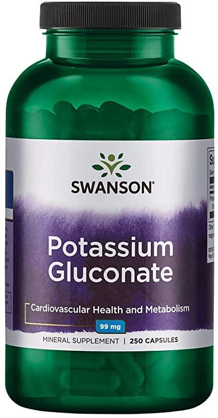 Potassium Gluconate 99 mg 250 Caps