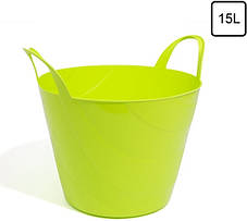 Ємність Prosperplast багатофункційна гнучка, 15 л, зелена, фото 3
