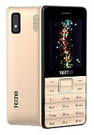 Мобильный телефон Tecno T372 Triple SIM Champagne Gold (Золотистый)