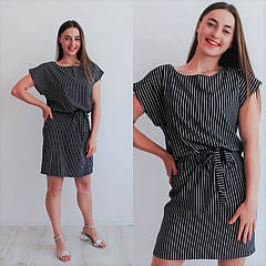 Стильне літнє плаття в смужку, дуже легке, розміри 44,46, 48, від виробника