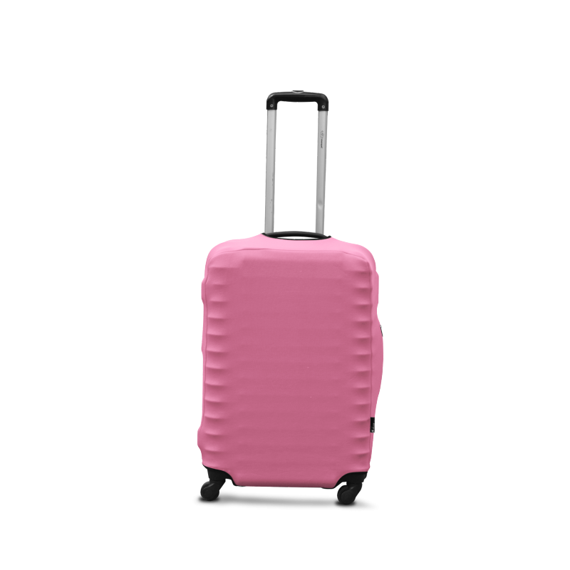 Чохол для валізи Coverbag дайвінг M ніжно-рожевий