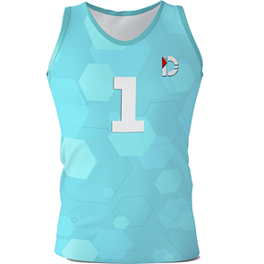 Майка чоловіча для пляжного волейболу Turquoise