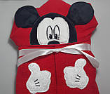 Дитячий рушник із капюшоном/іграшка Зайчик, Мікі Маус, Мінні Маус Disney Дісней Вишивка 140 см х 70 см, фото 5
