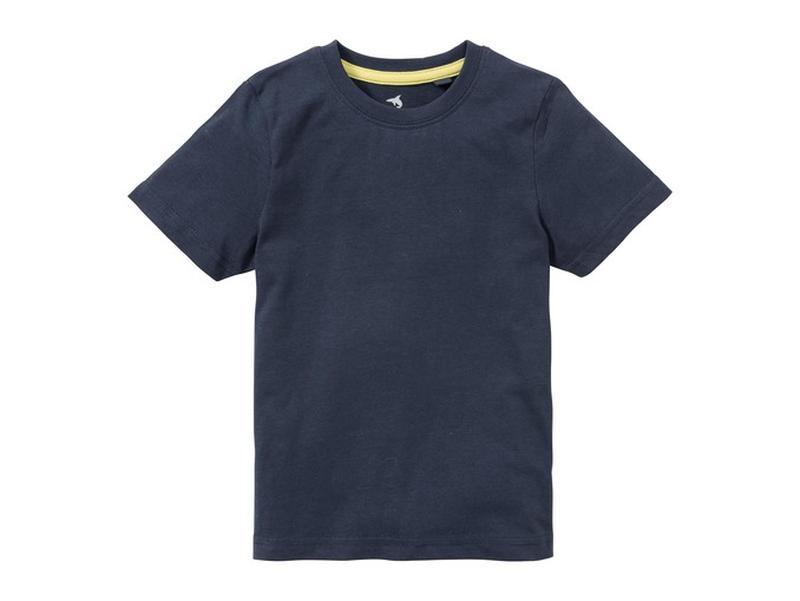 Футболка для хлопчика синя однотонна Lupilu (Німеччина) р.98/104, 110/116, фото 1