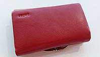 Женский кожаный кошелек Balisa PY-H140 т.красный маленький кожаный кошелек на магните