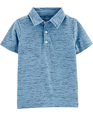 Фірмова футболка-поло для хлопчика блакитна Carter's 4Т/98-105 см