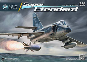 Super Etendard. Збірна пластикова модель. 1/48 Kitty hawk KH80138