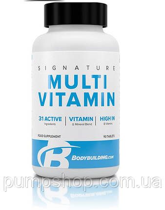 Мультивітаміни Bodybuilding Signature Multi Vitamin 90 таб., фото 1