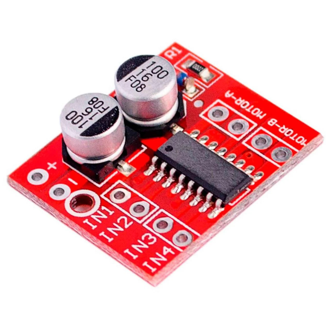 Драйвер двигуна 2-кан H-міст MX1508, L298N Mini для Arduino, фото 1