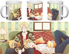 Кухоль Hetalia - Америка, Канада HT125