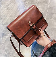 Жіноча сумка через плече коричневого кольору, жіноча сумочка клатч