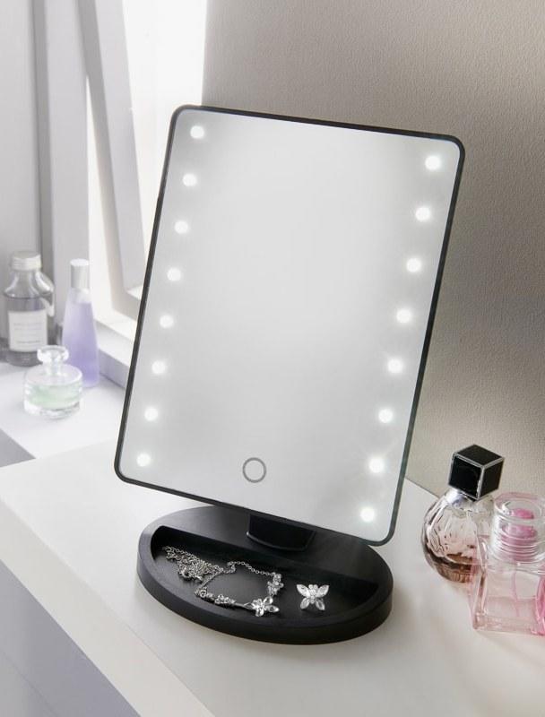 Дзеркало для макіяжу з підсвічуванням UKC Magic Makeup Mirror Black, фото 1