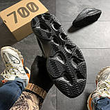 Чоловічі кросівки Adidas Yeezy 700 V3 Black, чоловічі кросівки адідас ізі буст 700, фото 8