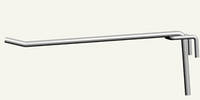 Крючок одинарный на сетку 50 х 50 мм, длина - 150 мм