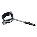 Хомут для труб Valtec D 2 1/2" (74-80 мм) у повному комплекті (сталь/EPDM) VT.833, фото 4