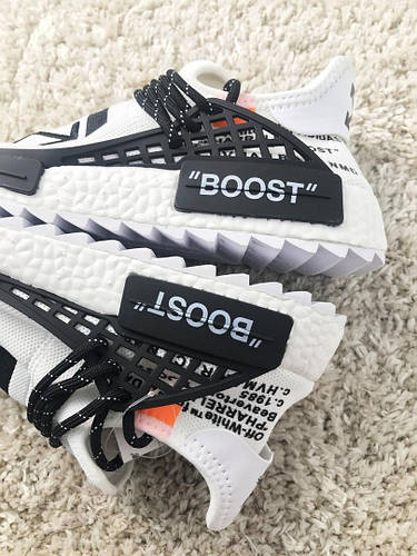 Nmd human race off white best sale