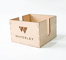 Серветниця квадратна з дерева