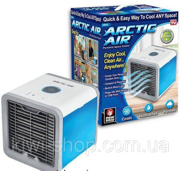 Мобильный (мини) кондиционер Arctic Air с LED-подсветкой, увлажнитель воздуха, охладитель воздуха - фото 3 - id-p1211742154