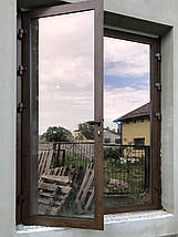 Вхідні алюмінієві двері під дерево для дому, фото 2