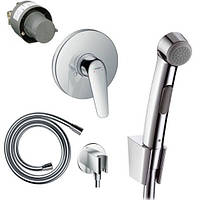 Смеситель с гигиеническим душем Hansgrohe Novus 71068111