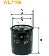 Масляний фільтр Wix WL7166
