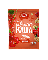 Каша овсяная с красной смородиной и клюквой быстрого приготовления «Holm's light food» ® 480г (12 шт).