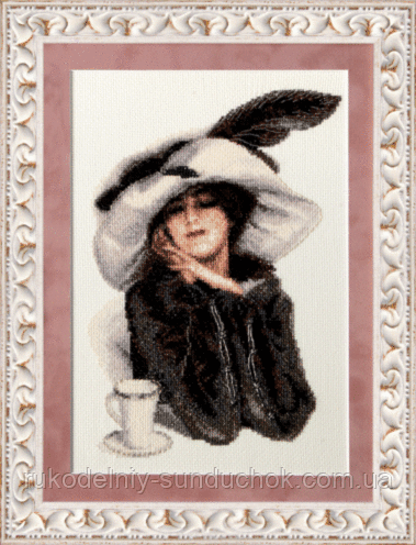 Набір для вишивки хрестиком Чарівна Мить М-167 "Зустріч у кав'ярні", фото 1