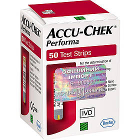Тест-смужки Accu-Chek Performa (Акку-Чек Перформа), 50 шт.
