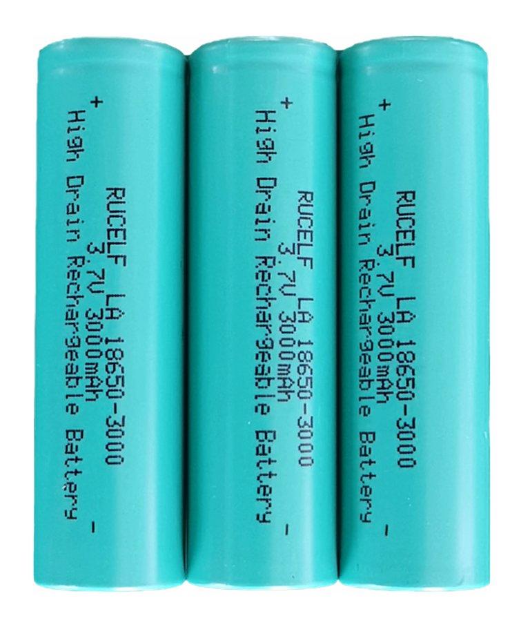 Акумуляторна батарея Rucelf LA 18650 3000mAh 3.7 V