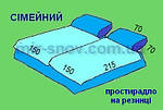 Сімейні комплекти з простирадлом на резинці