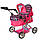 Коляска для ляльки MELOGO 9680, класика, регулир. ручка (h-70 см), кошик, фото 5