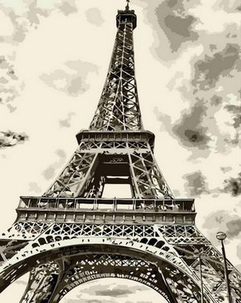Картина за номерами 40х50 см Mariposa Ейфелева вежа (Q 736), фото 1