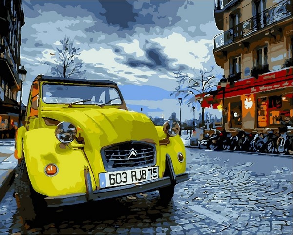 Картина за номерами 40х50 см Mariposa Вінтажне авто (Q 2090), фото 1