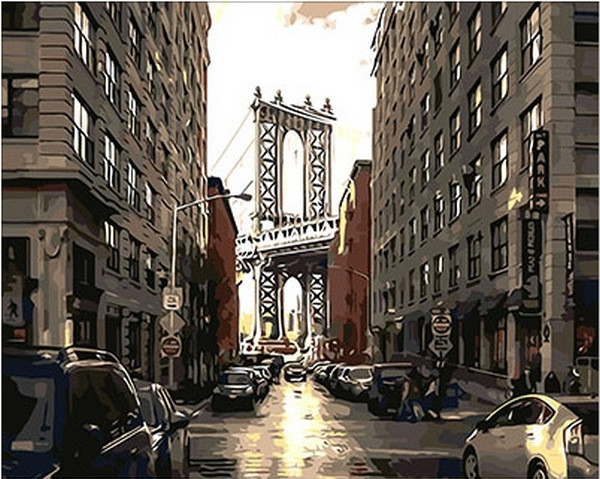 Картина за номерами 40х50 см Mariposa Вулиці великого міста (Q 292), фото 1