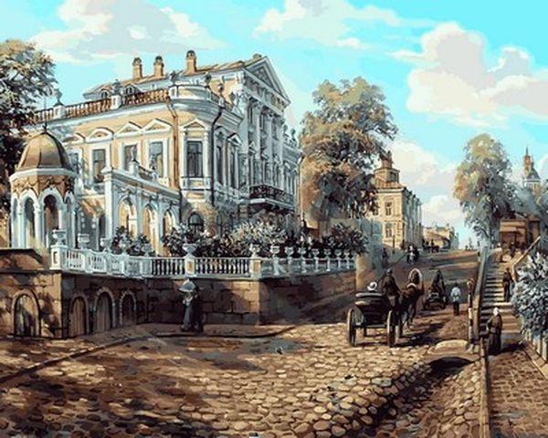 Картина за номерами 40х50 см Mariposa Будинок Мєшкова XIX століття Художник Любов Малишева (Q 2112)