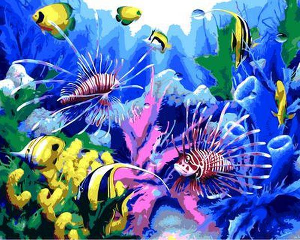 Картина за номерами 40х50 см Mariposa Підводний світ (Q 616)