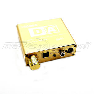 Конвертер звуку Digital to Analog Audio (цифра в аналог) з регулятором, преміум, фото 1