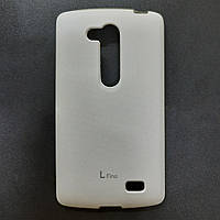 Чехол для LG L Fino / D290 / D295 силиконовый противоударный Voia белый